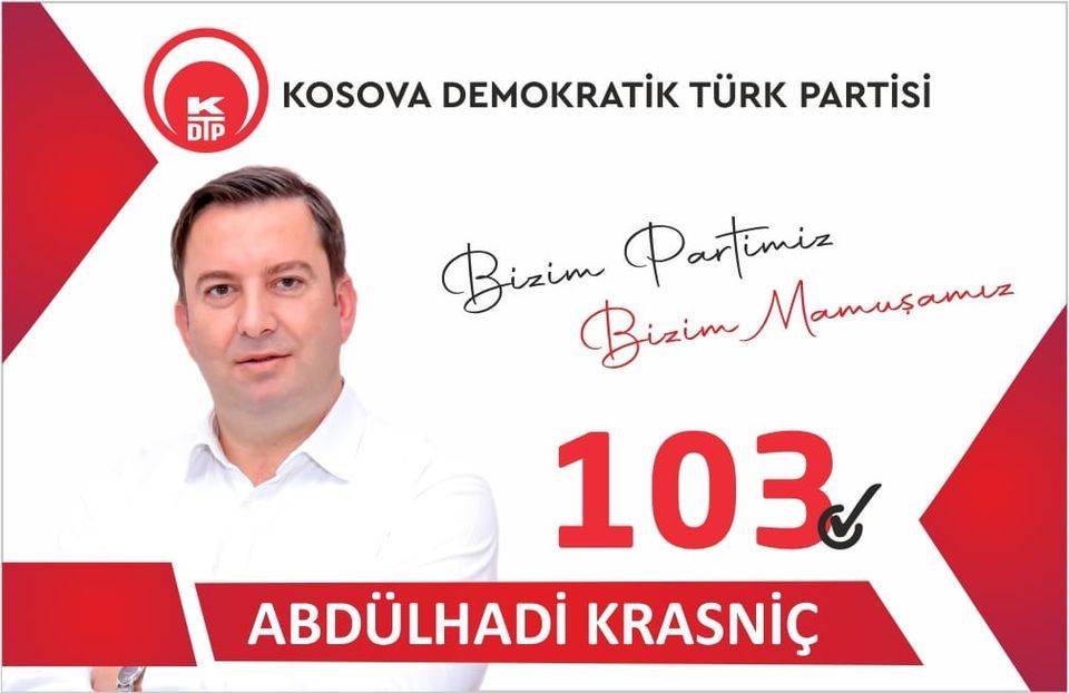 KDTP Mamuşa Belediye Başkanı Adayı Abdülhadi Krasniç
