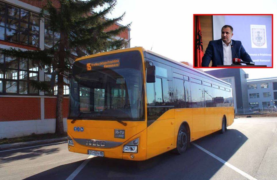 Priştine’de Toplu Taşıma Ücretsiz