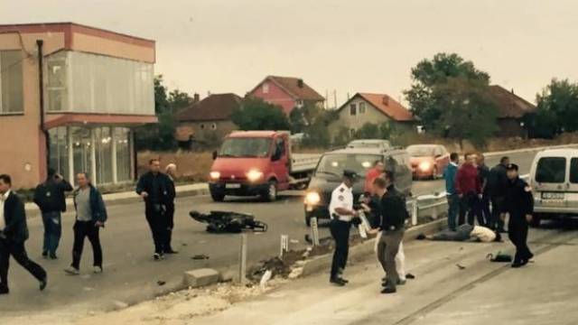 Priştine-Mitroviça Yolunda Motosiklet Sürücüsü Hayatını Kaybetti
