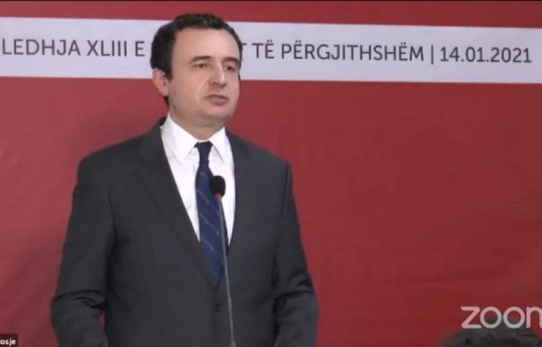 Kurti, Resmen de LVV’nin Başbakan Adayı