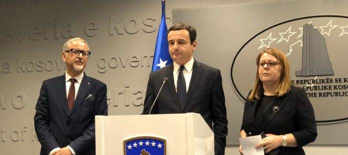 Kurti: Corona Virüs Nedeniyle Şu Andan İtibaren Hiçbir Bakanla Tokalaşmayacağım