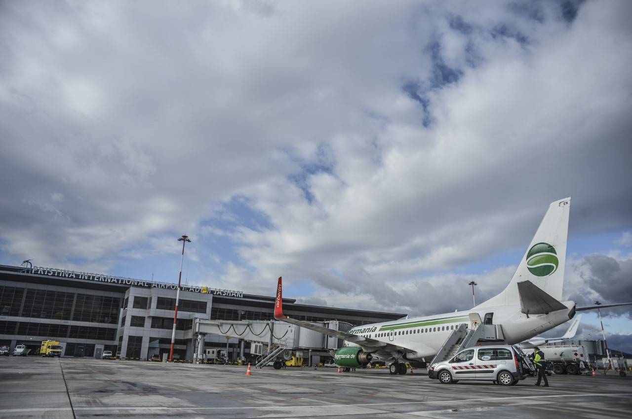 Almanya Havayolları’nın Airbus A319’u Priştine’de