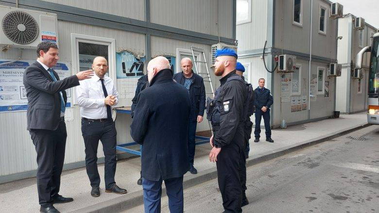 Alman ve Sloven Elçileri Jarinje Sınır Noktasını Ziyaret Ettiler