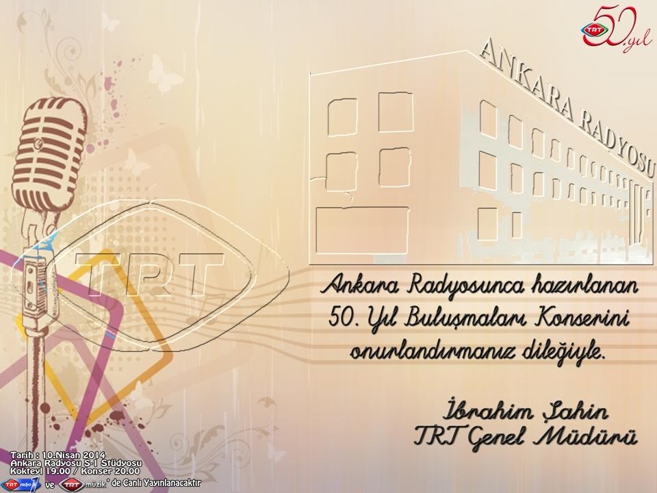 TRT ANKARA RADYOSU'ndan İki Muhteşem Etkinlik