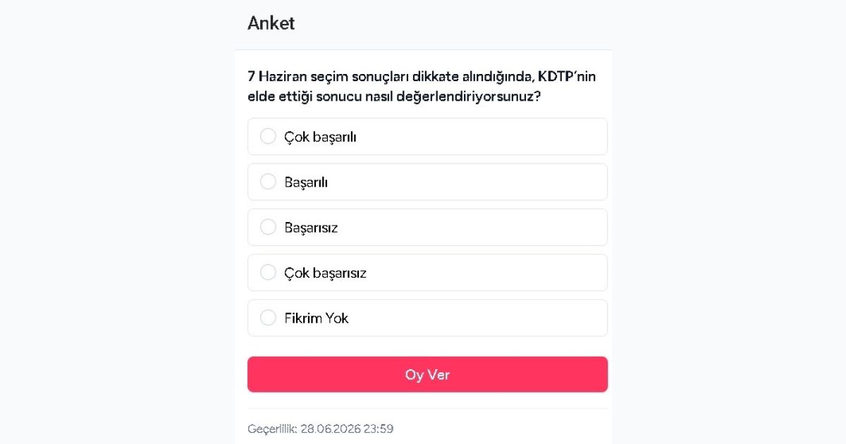 KDTP’nin 7 Haziran Karnesi: Sizce Başarılı mı?