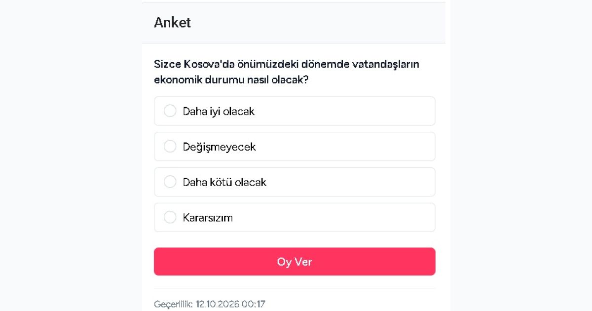 Kosova’da Vatandaşların Ekonomik Durumu Nasıl Olacak?
