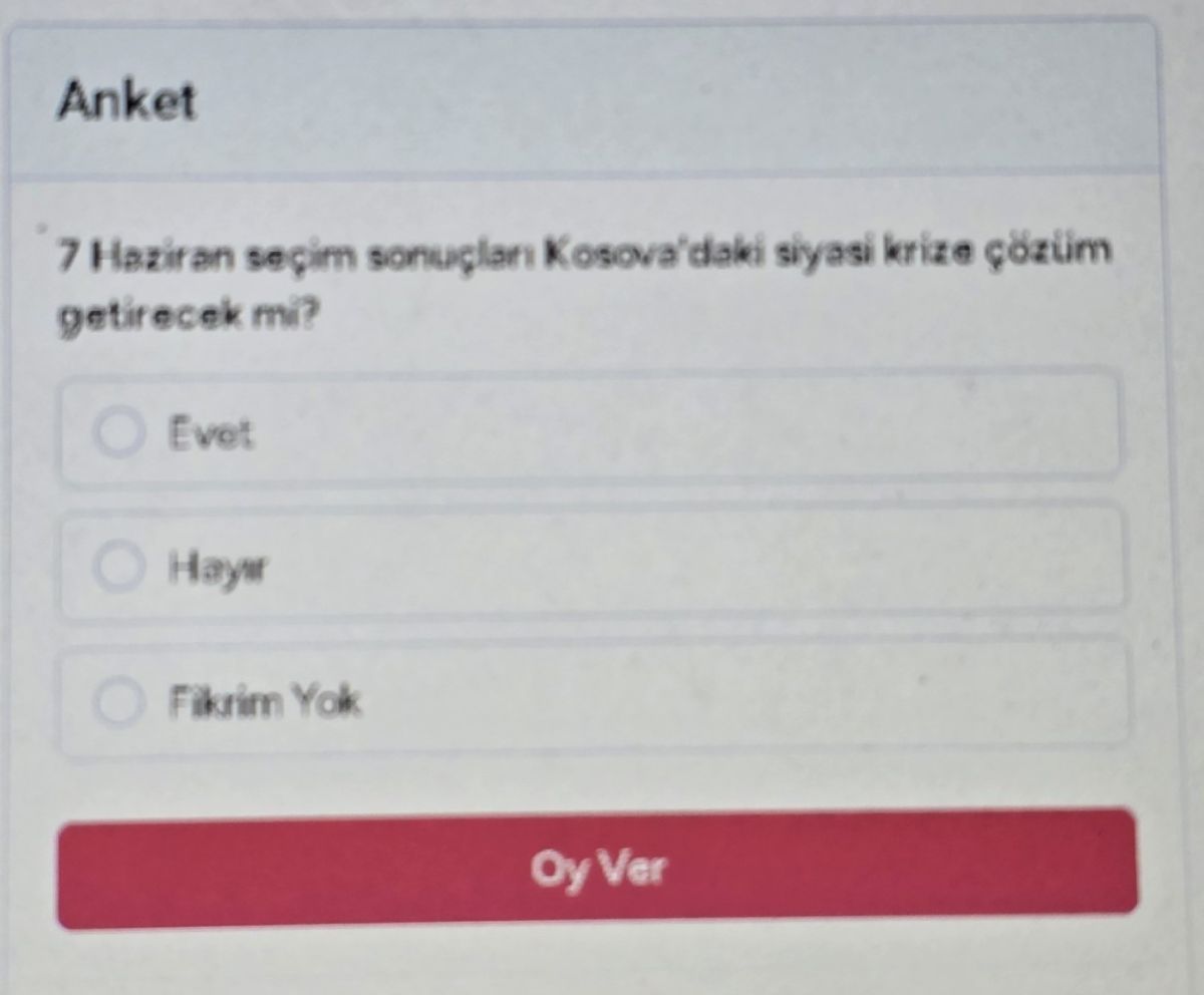7 Haziran Seçim Sonuçları Kosova'daki Siyasi Krize Çözüm Getirecek mi?