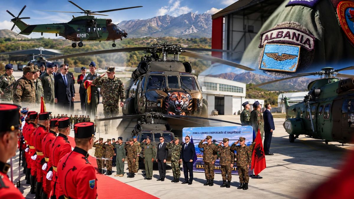 Arnavutluk, Kosova’daki KFOR Misyonuna İlk Helikopter Birliğini Gönderdi