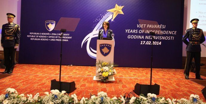 Jahjaga: Kosova Bağımsızlığının Geri Dönüşü Yok