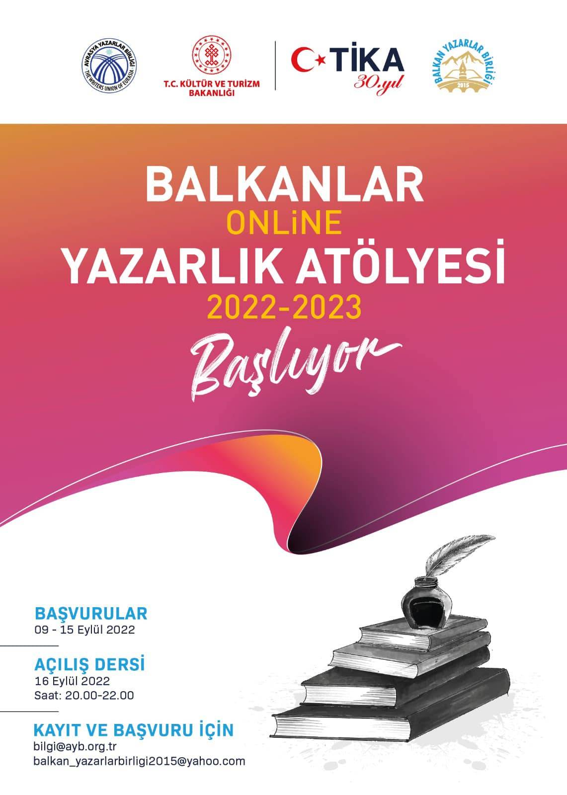Balkanlar Online Yazarlık Atölyesi Yeni Dönem Başlıyor