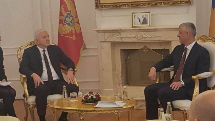 Thaçi, Markoviç’i Kabul Etti