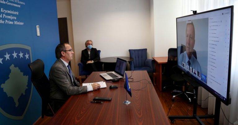 Başbakan Hoti, AB Büyükelçileriyle Görüştü