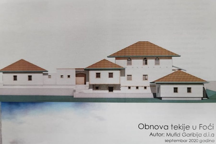 Nakşibendi Foça Tekkesi yeniden inşa ediliyor