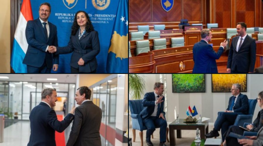 Bettel, Ziyareti Ardından Kosova Devlet Yetkililerine Teşekkür Etti
