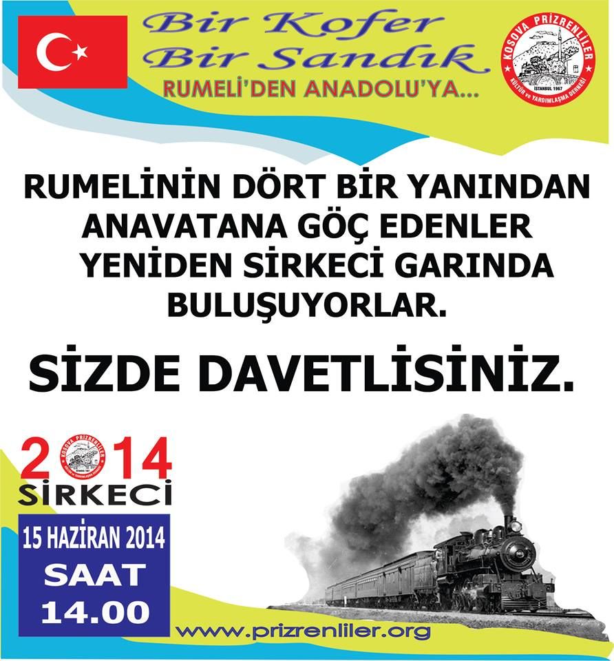 Bir Kofer Bir Sandık 2014 Sirkeci Buluşması Pazar 12'de Başlıyor