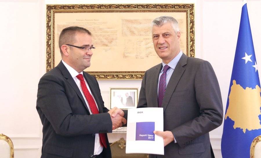 Thaçi, Merkez Bankası’nı Mali İstikrar Nedeniyle Takdir Etti