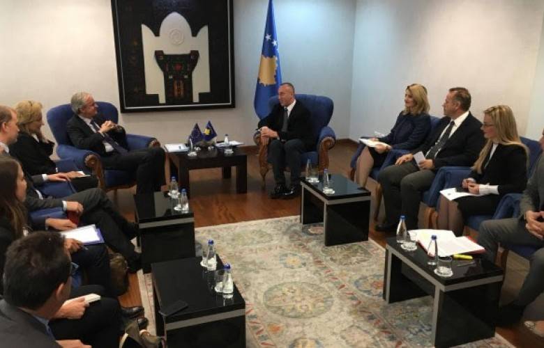 Daniellson, Veseli ve Haradinaj ile Görüştü