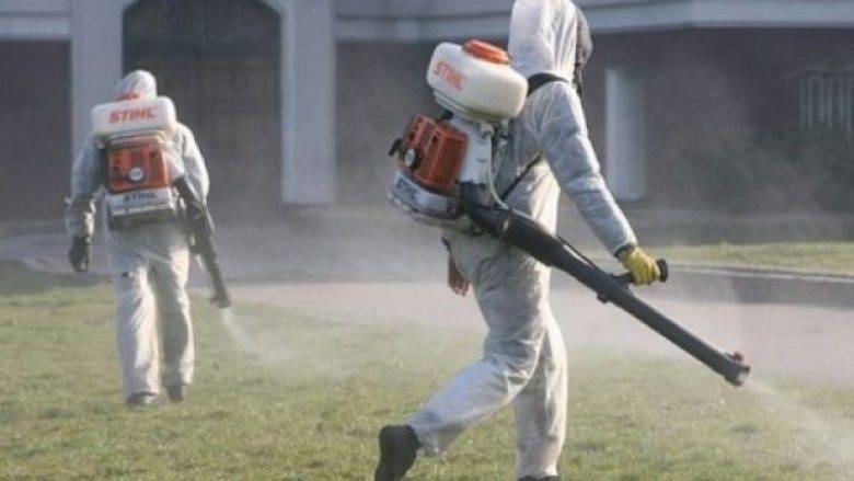 Priştine'de Kamu Alanları Dezenfeksiyonu Başlıyor