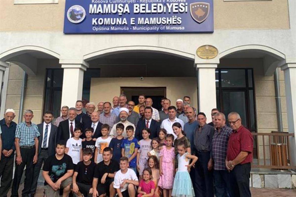 Diyanet İşleri Başkanı Erbaş, Mamuşa Belediyesini Ziyaret Etti