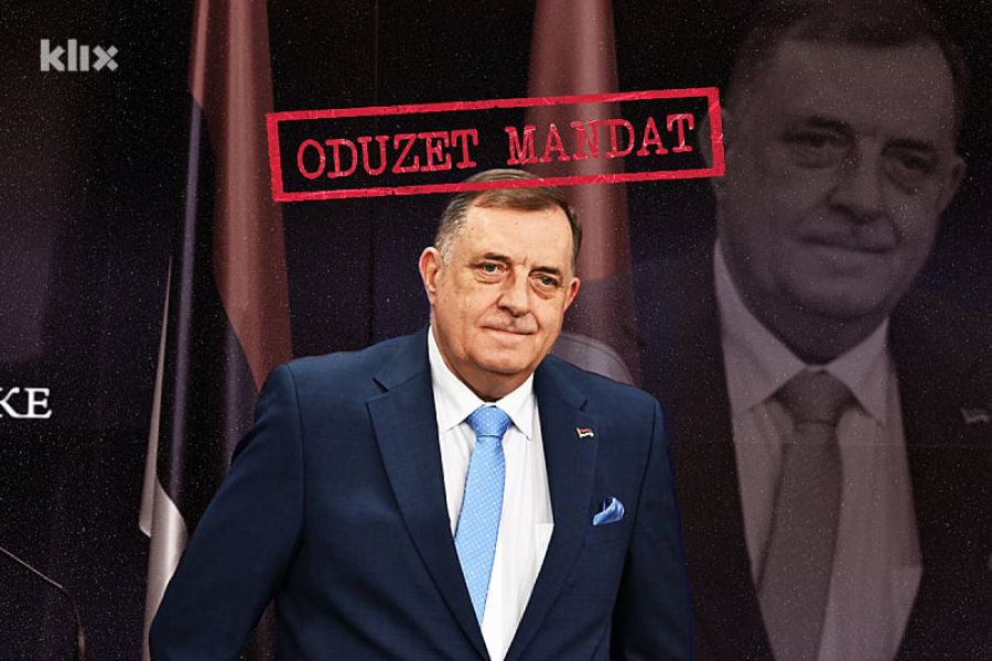 Milorad Dodik, Sırp Cumhuriyeti Cumhurbaşkanlığı görevinden alındı