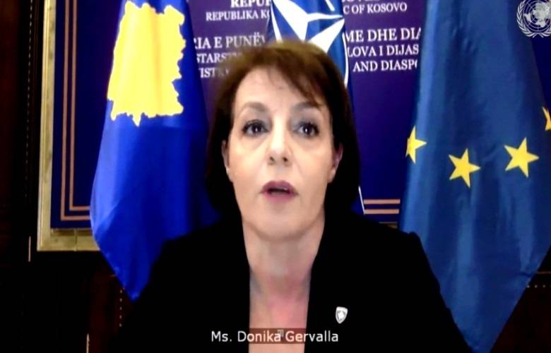 Gërvalla BMÖ  Güvenlik Konseyi’nin Oturumunda Konuştu