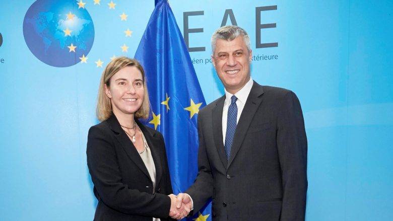 Thaçi-Mogherini Toplantısı Başladı