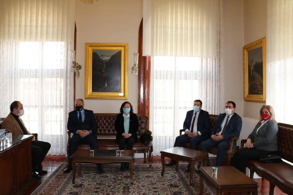 KDTP Heyeti Edirne Başkanı Recep Gürken İle Görüştü