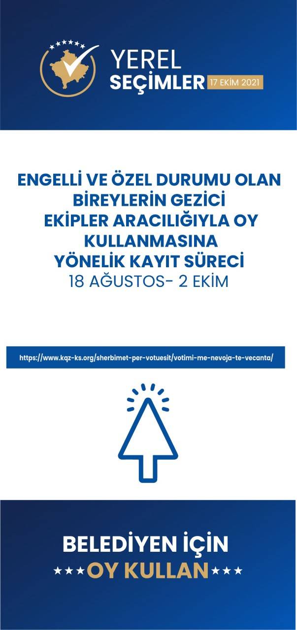 Engelli ve Özel Durumları Olan Seçmenler Evlerinde Oy Vermek İçin 2 Ekim’e Kadar Başvurabilir