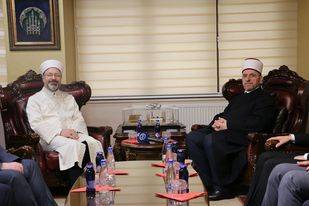 T.C Diyanet İşleri Başkanı Erbaş, Kosova Müftüsü Tërnava’yı Ziyaret Etti