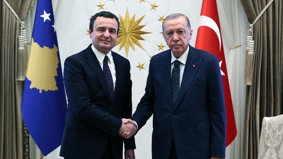 Türkiye Cumhurbaşkanı Erdoğan Başbakan Kurti’yi Kabul Etti