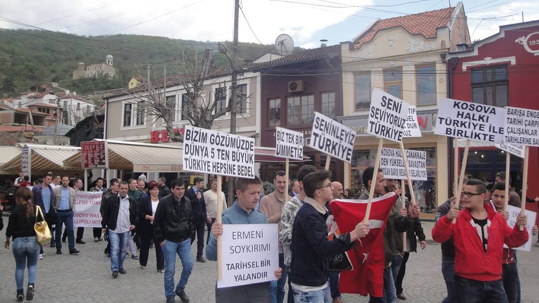 Sözde Ermeni Soykırımı Prizren'de Protesto Edildi