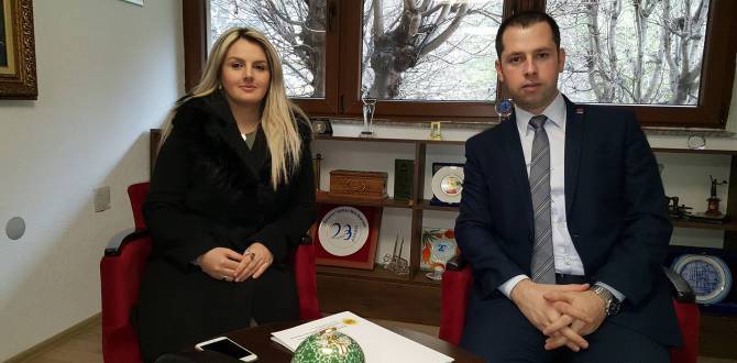 Ertan Simitçi ve Sevil Liman Kazaz Göreve  Başladı