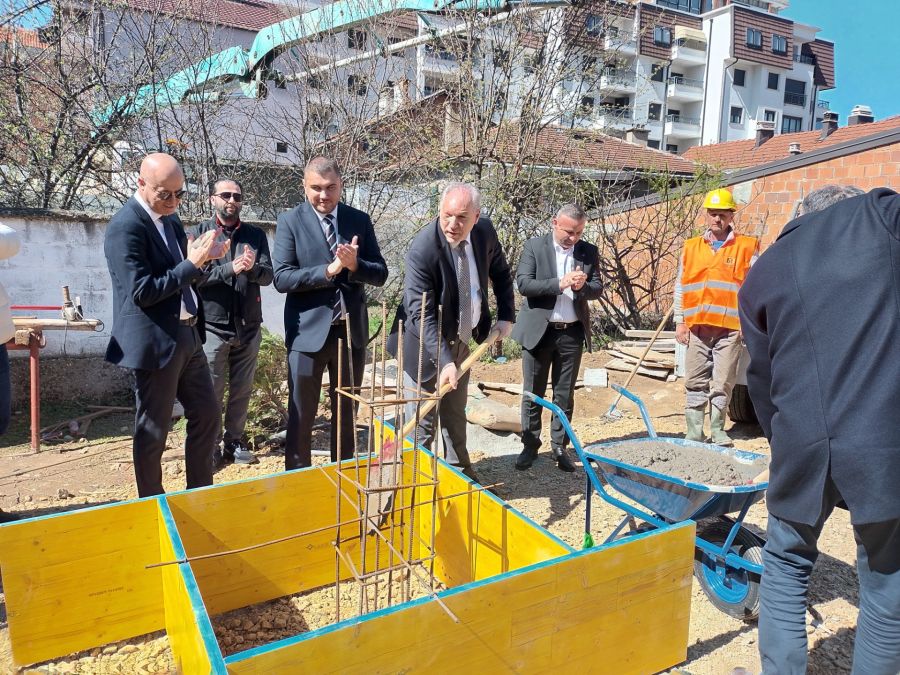 Esnaf Derneği Yeni Binasının Temeli Atıldı