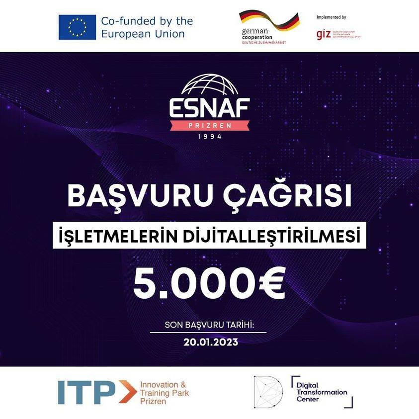 10 İşletmeye 5.000'er € Hibe