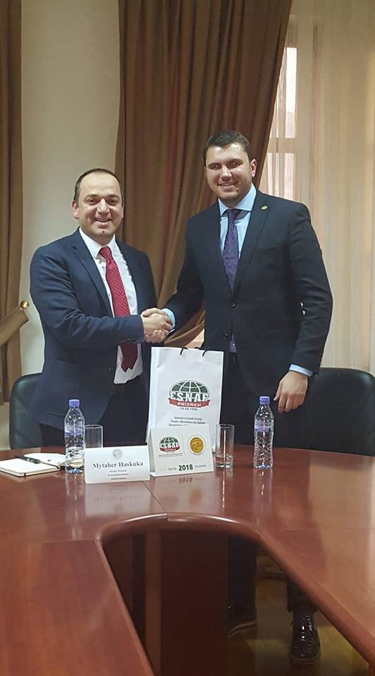 Esnaf’tan Başkan Haskuka’ya Tebrik Ziyareti