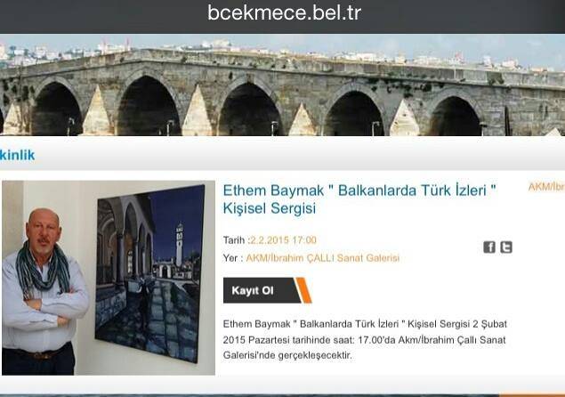 Ethem Baymak Eserleri Büyük Çekmece'de