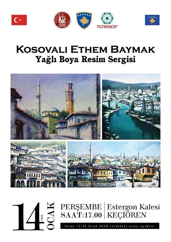 Ethem Baymak'ın Keçiören'de Sergisi Açılıyor
