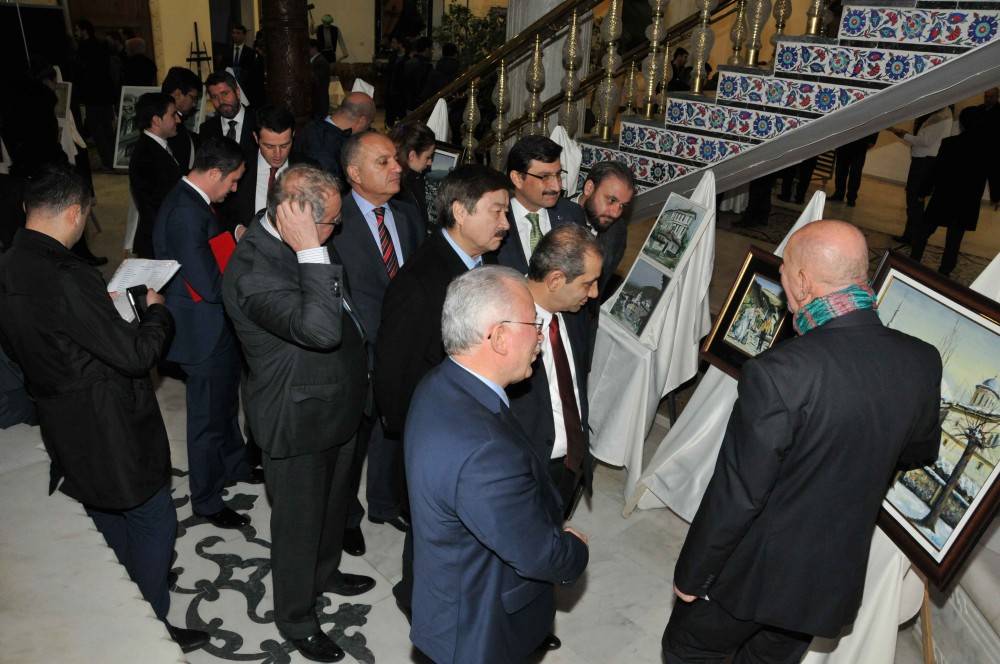 Ressamımız Ethem Baymak'ın Keçiören'de Sergisi Açıldı