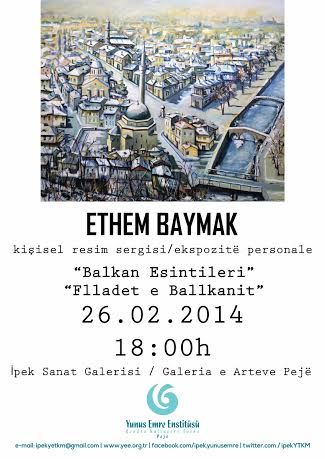 Ethem Baymak'ın İpek'te Sergisi Açılıyor