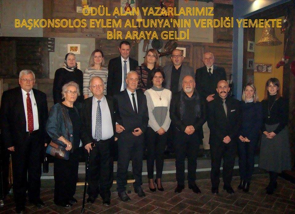 Ödül Alan Yazarlarımız Başkonsolos Altunya İle Yemekte Buluştu