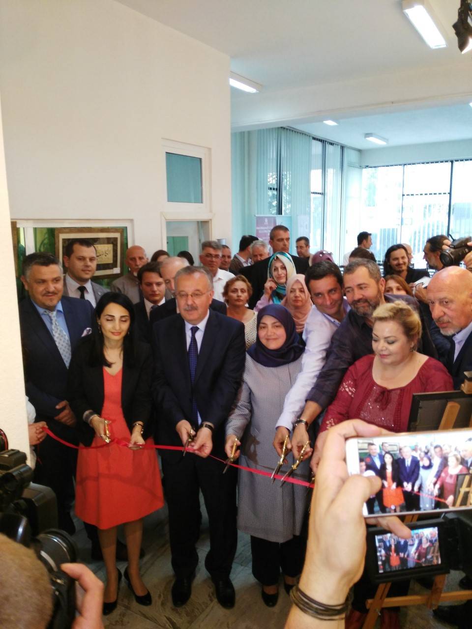 Birsen Çeken, Çağatay Akengin ve Gültekin Akengin'in Sergisi Açıldı