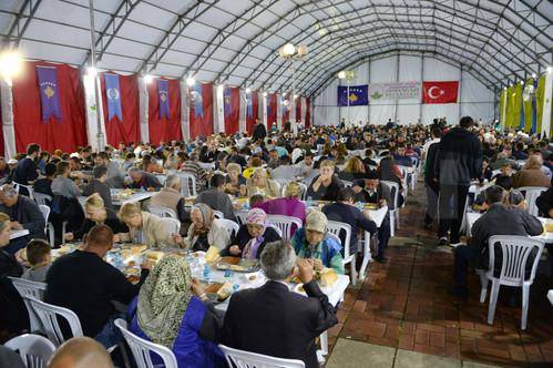 Priştine'de İftar Çadırında da Terör Kınanıp Lanetlendi