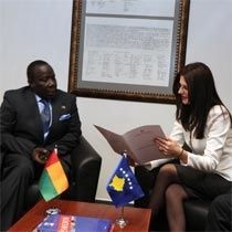 Çitaku Guinea-Bissau Tanıma Mektubunu  Aldı