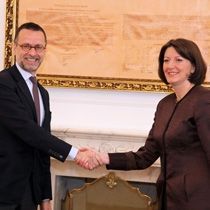 Jahjaga, Fernando Gentilini İle Görüştü