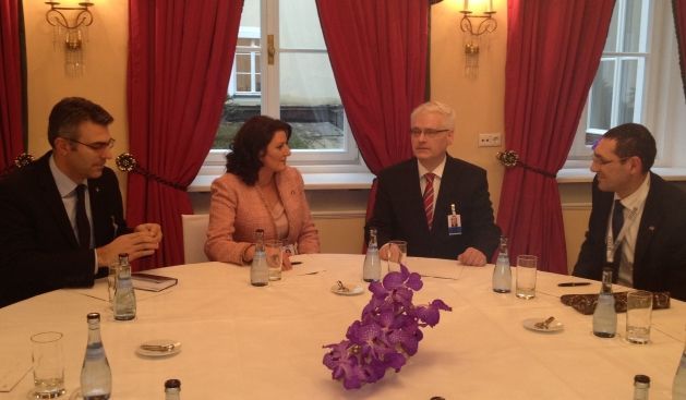 Jahjaga Münih'te Josipoviç ile Görüştü