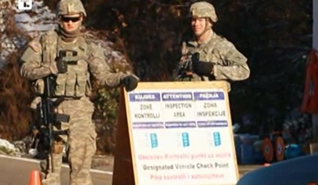 KFOR, Leposaviç ve Raşka Arasında Kontrol Noktasını Kurdu