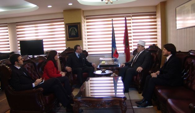 Müftü Tërnava İtalyan Büyükelçisi Ferrerese ile Görüştü