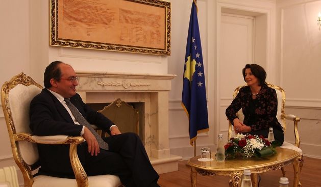 Jahjaga İtalya Büyükelçisiyle Veda Görüşmesinde Bulundu