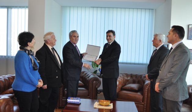 Yağcılar, Prizren'den Emekliler Temsilcileriyle Görüştü