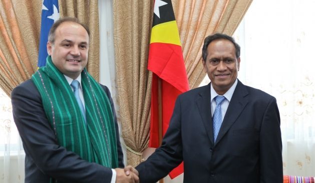 Bakan Hoxhaj Doğu Timor'da